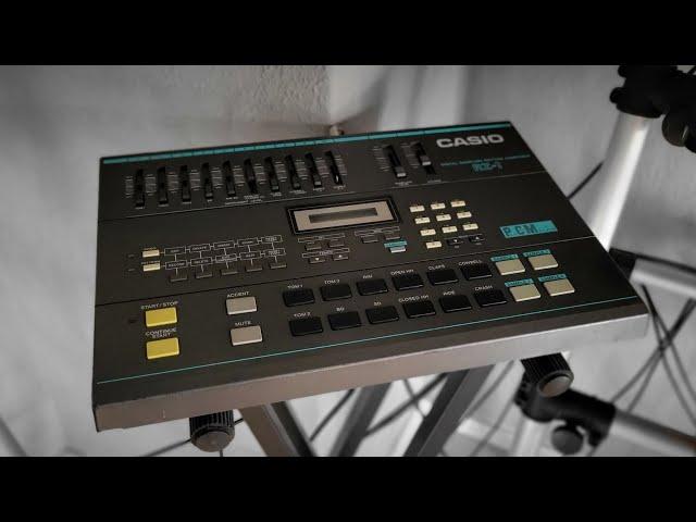 Yamaha RX11 (1984) + Roland TR-707 (1985) + Casio RZ-1 (1986) - the 80s Super Drum Machine