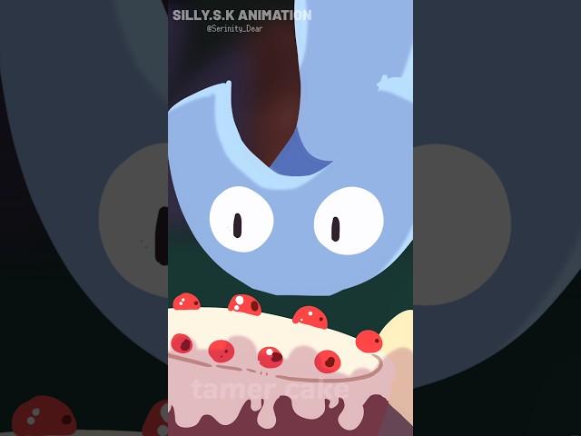 Cyan ate a tamer cake🩵 || Ft. Cyan & My Ava #roblox #animation #rainbowfriends #trending #shorts#oc