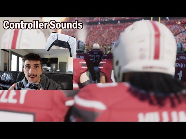 ASMR Gaming NCAA 25 College Football (Controller Sounds & Whispering)