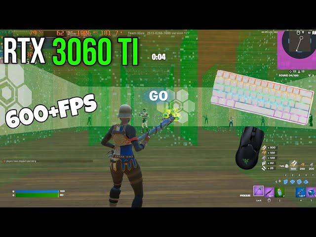 RTX 3060 Ti + Ryzen 5 5600x  Box pvp  Satisfying Fortnite 500 FPS Smooth 1440p(GK61 ASMR)