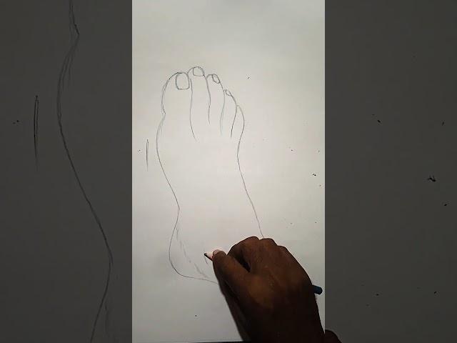 How to draw leg #shorts #viral #ytshorts #pencilskecth #pencildrawing