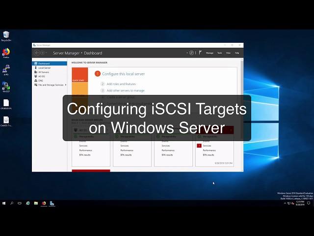 Configuring iSCSI Targets on Windows