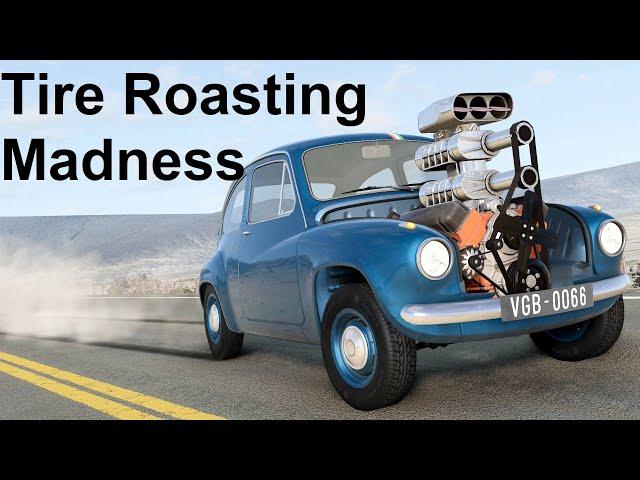 Hillbilly Puts A Big Block In A Fiat 600! BeamNG. Drive