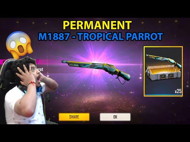 I Got M1887 - Tropical Parrot Permanent  in x25 Weapon Loot Crate