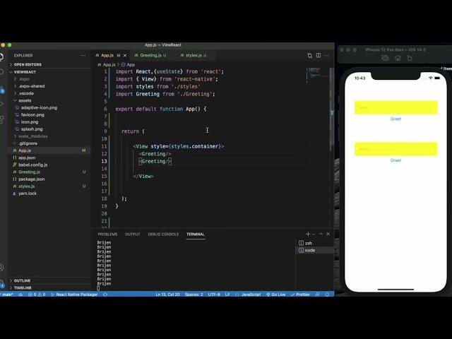 React Native Tutorial 21 - Custom Component in React Native