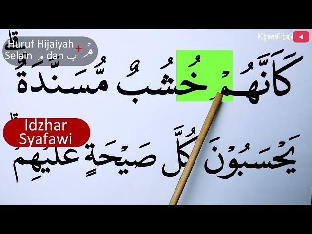 MENGURAI TAJWID SURAH AL MUNAFIQUN AYAT 4 BAG 1 BACA & CONTOH PENGUCAPANNYA EPS 1364