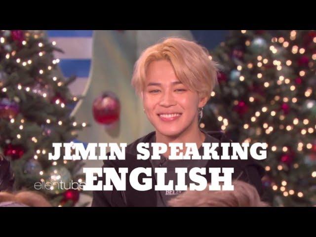 Jimin Speaking English Compilation [2018]