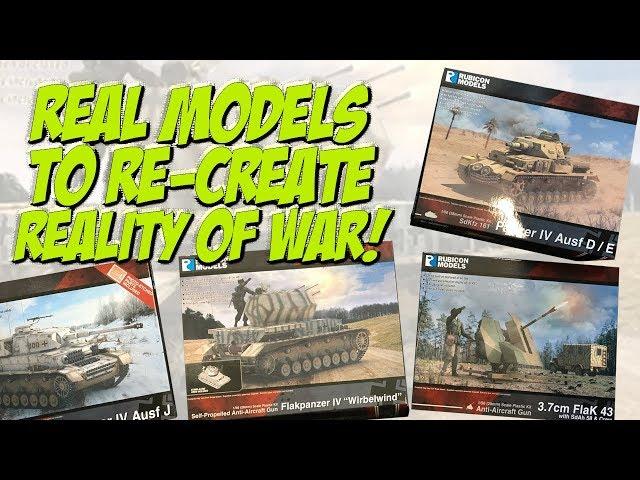 1/56th German World War Two Model Kits | Rubicon Models | Unboxing