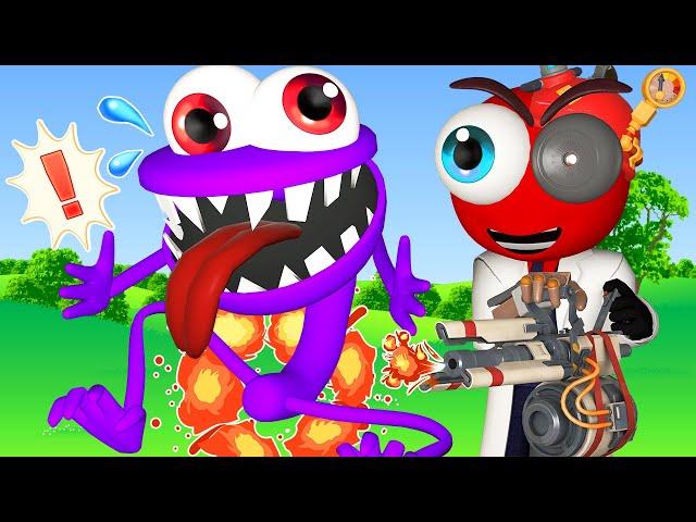 РАДУЖНЫЕ ДРУЗЬЯ vs БЭТМЕН 3: РЭД ОБЕЗУМЕЛ (Poppy Playtime Rainbow Friends 3D Анимации на Русском)