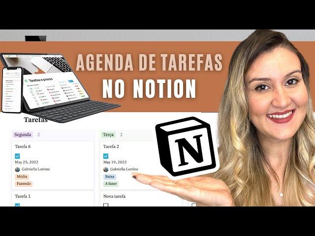 Como criar DO ZERO uma agenda de tarefas no NOTION (5 funcionalidades)