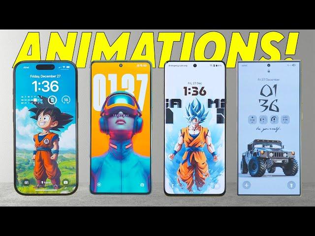 iOS 18.2 vs. HyperOS 2.0 vs. OxygenOS 15 vs. One UI 7.0 - ANIMATIONS Smoothness Test!