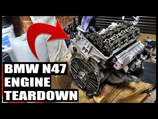 BMW N47 Engine Teardown For Timing Chain Replacement