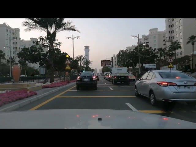 Dubai Palm Jumeirah Evening Drive 4k | Hotel Atlantis, Dubai Marina, Ain Dubai, sheikh Zayed Road