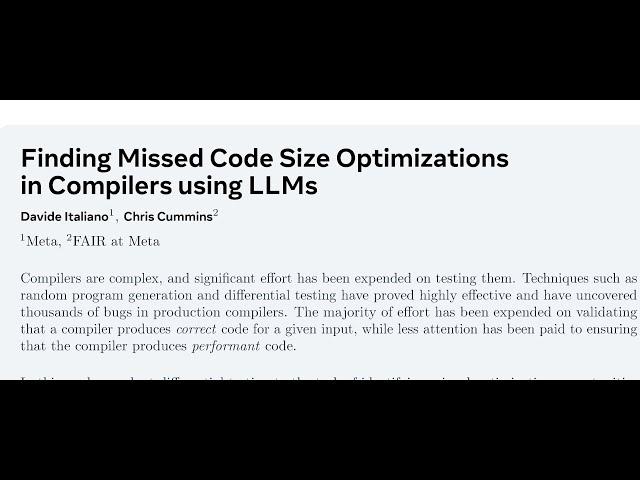 Finding Missed Code Size Optimizations in Compilers using LLMs