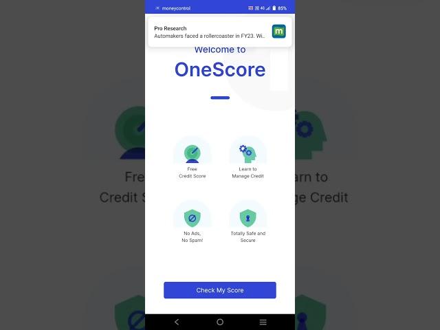 CiBiLscore check kare #one score apps