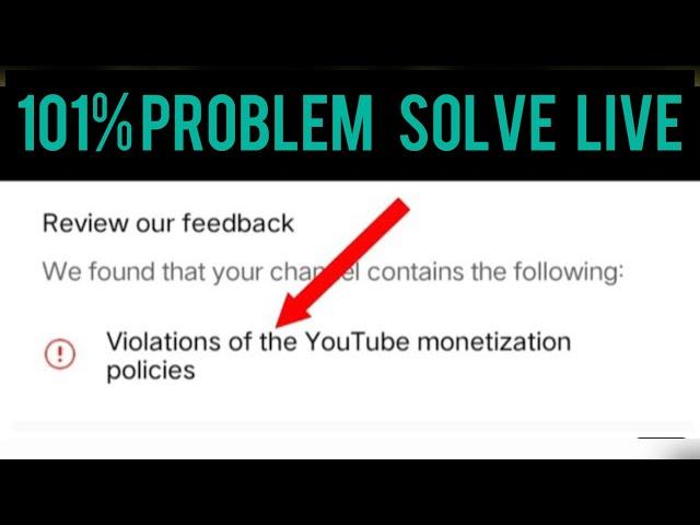 Violation Of the youtube Monetization policy | Youtube Violation monotize Policies