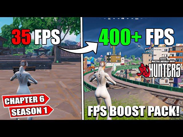 How to Fix FPS Drops & BOOST FPS in Fortnite Chapter 6 Season 1 - 鬼 HUNTERS