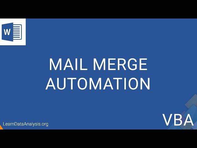 Automate Mail Merge to Save Each Record Individually in MS Word | Step-By-Step Word VBA Tutorial