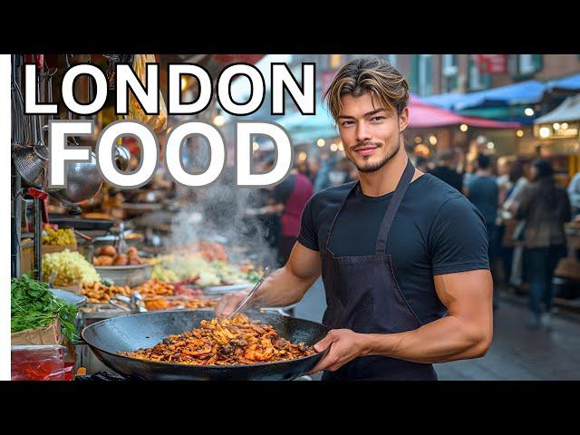  THE BEST STREET FOOD IN LONDON, FAMOUS BOROUGH MARKET, MOUTHWATERING MUST-TRY DISHES, 4K HDR