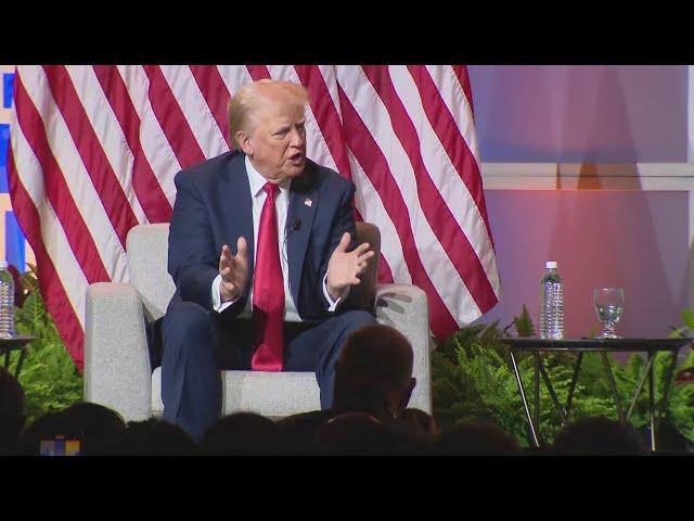 VIDEO: Trump speaks at NABJ Convention in Chicago