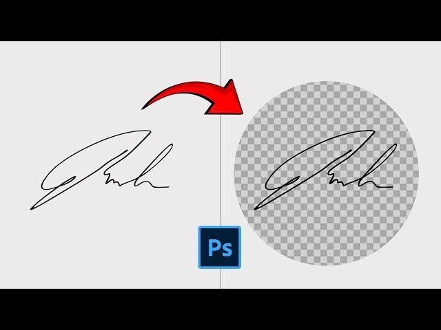 How to Make Your Digital Signature in Photoshop | Adobe Photoshop Tutorial