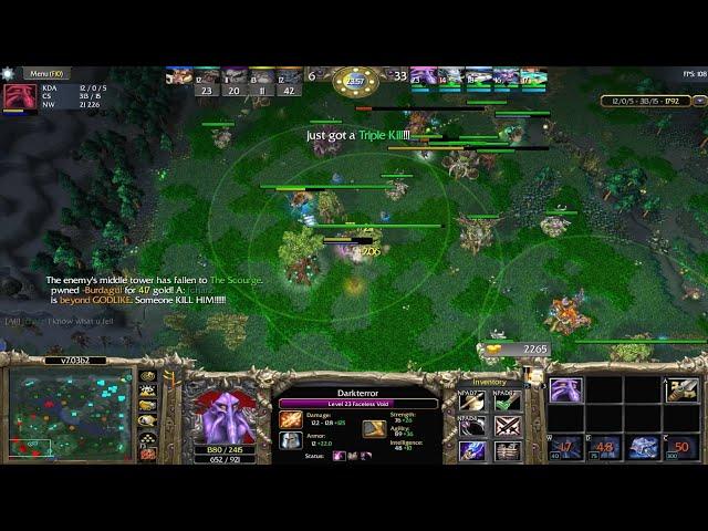 DOTA 1 Faceless Void Darkterror Beyond GODLIKE #25