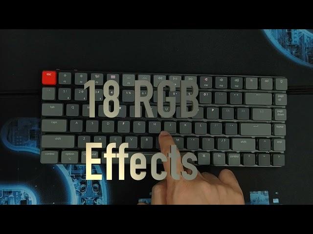 Keychron K3 Mechanical Keyboard Showcase + RGB Effects