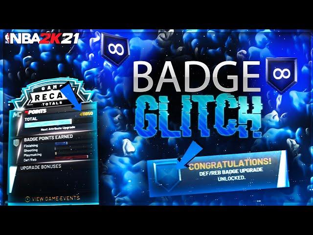 *NEW* NBA 2K21 BADGE GLITCH! NBA 2K21 MAX BADGES IN 24 HOURS! NBA 2K21 Badge Glitch For Xbox One/PS4