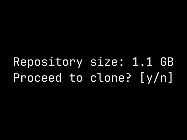 Never Clone Big Repo Again