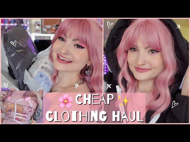 Kawaii Aliexpress Haul| Super Cheap Clothing | Try-on |