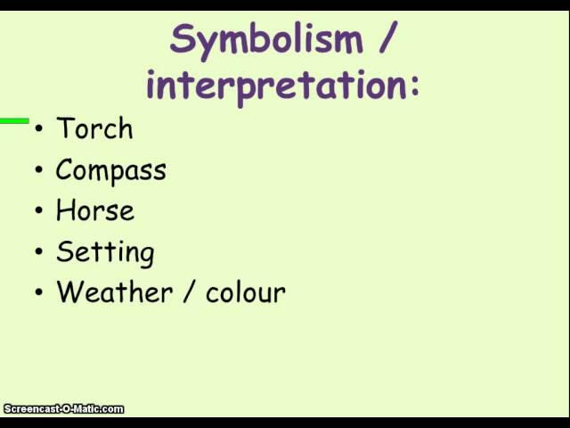 GCSE 'Compass and Torch' Short Story