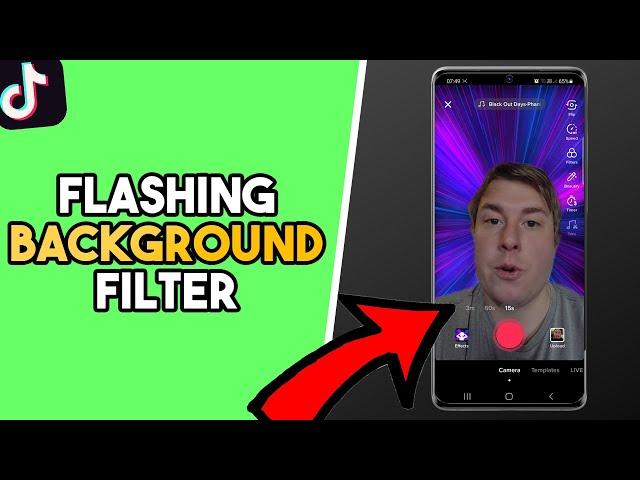 How to get the Flashing Background Filter on Tiktok!