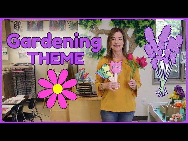 Toddler and Preschool Gardening Theme Activities