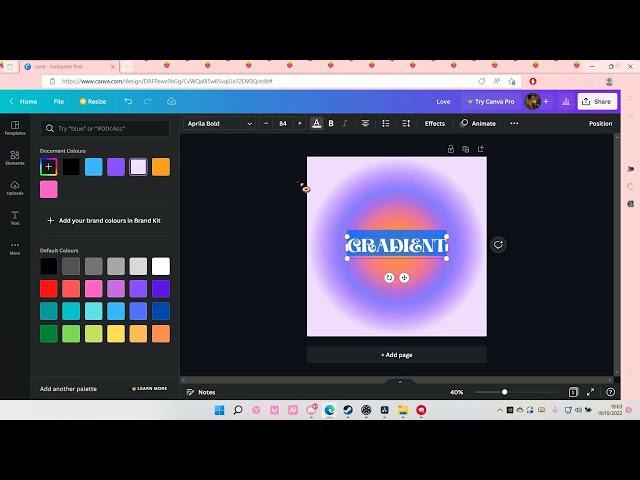 How To Make Circular Gradient On Canva