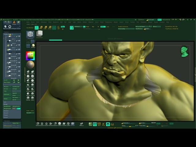 Zbrush tip - How to bridge separate objects with Zmodeler