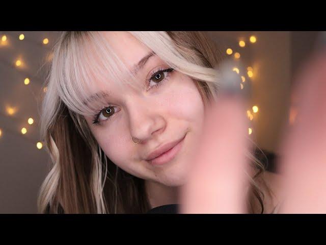 ASMR Everything is going to be ok | Close up, Phrase repeating, tongue clicking and shhh sounds