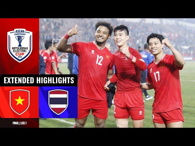  Vietnam vs Thailand  (ASEAN Mitsubishi Electric Cup 2024: Final Leg 1 Extended HLs)