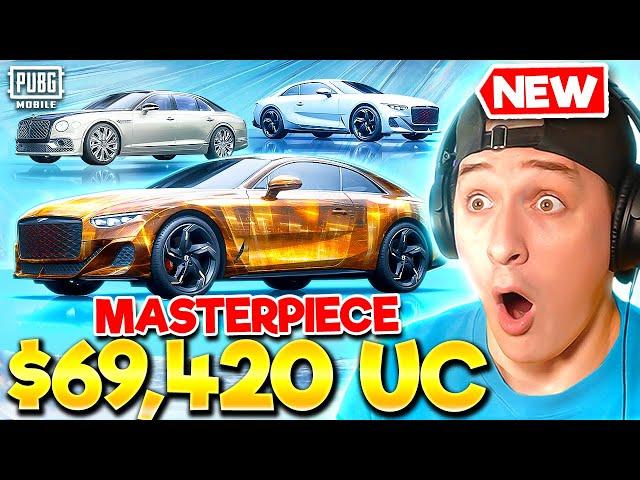 $69,420 UC BENTLEY MASTERPIECE SPEED DRIFT! PUBG MOBILE