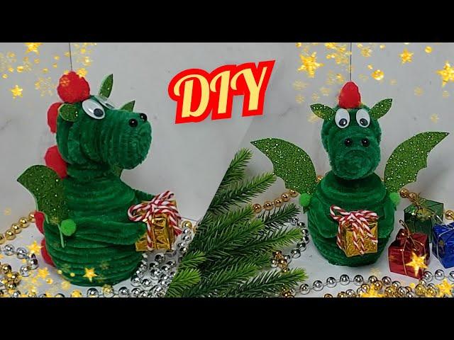 СИМВОЛ 2024 годаМИЛАШКА ДРАКОН своими руками. Новогодние поделки. Dragon. DIY Christmas crafts.