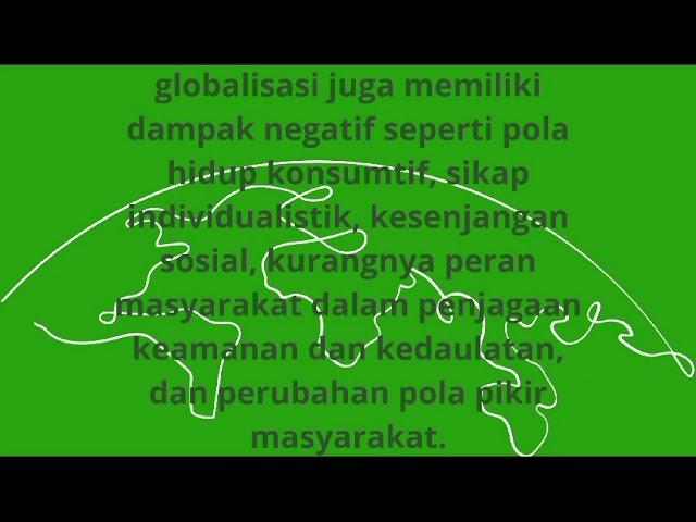 Arti dan Dampak Globalisasi