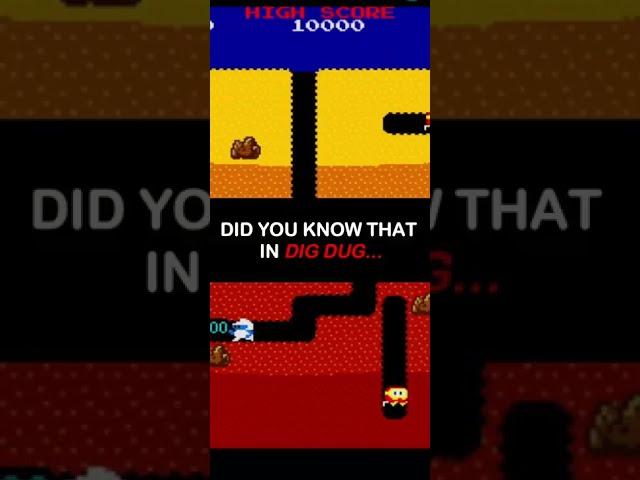 DID YOU KNOW THAT IN DIG DUG... #shorts