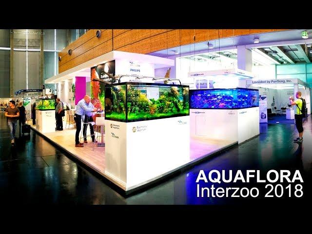 Aquaflora and Ruinemans booth at Interzoo 2018 - All aquascapes