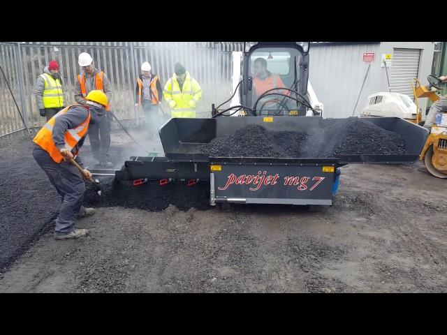 Bobcat Attachments | PaverJET Mini Asphalt Paver