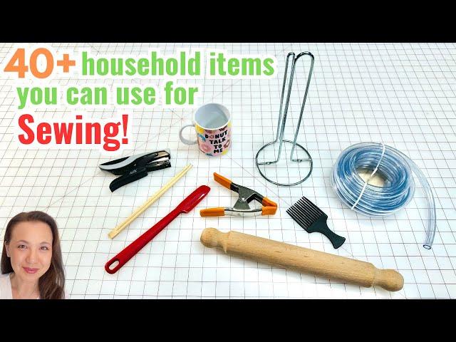 40+ Creative Household Items for Sewing - Unexpected DIY Tools & Sewing Hacks!