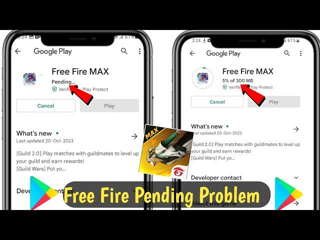 How to Fix Free Fire app Pending Problem Solution | Free Fire Dawnload Problem Solve