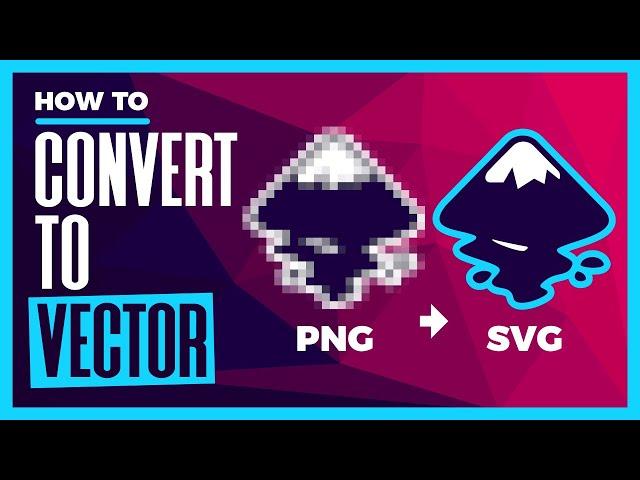 How To Vectorize a PNG Logo with Inkscape