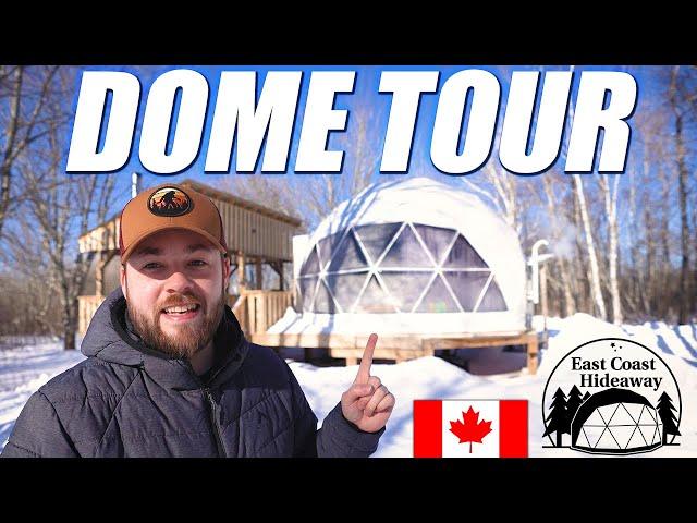 Glamping Dome Tour - East Coast Hideaway in New Brunswick @ExploreNB