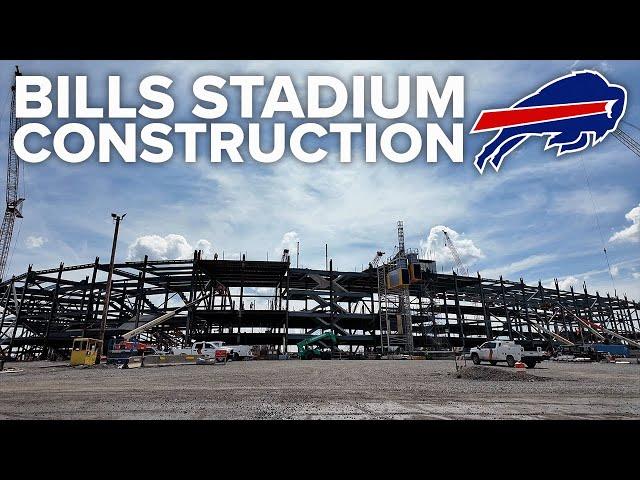 One year after groundbreaking: An inside look at the construction of the new Buffalo Bills stadium