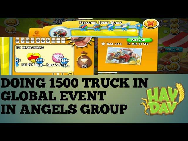 Hay day Doing 1500 Trucks in global truck event in Hindi