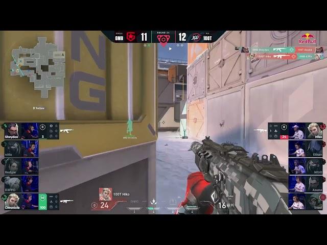 100T Hiko insane 1v3 clutch against Gambit - Masters Berlin 2021